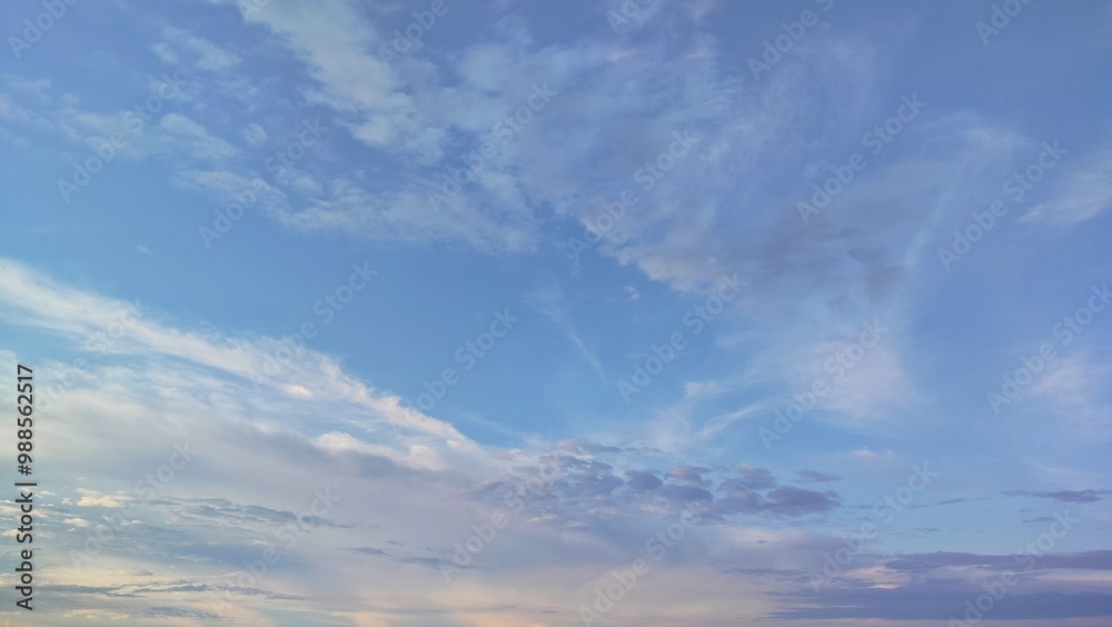Fototapeta premium sky and clouds. Blue sky in the clear sky day image background.