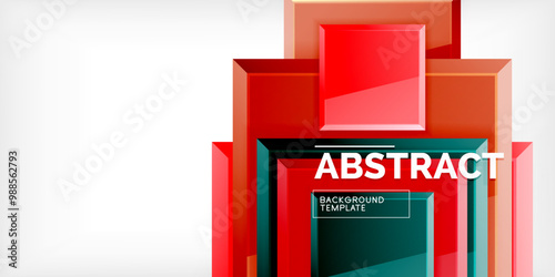 Wallpaper Mural Shiny glossy metallic or plastic square design background. Vector Illustration For Wallpaper, Banner, Background, Card, Book Illustration, landing page Torontodigital.ca