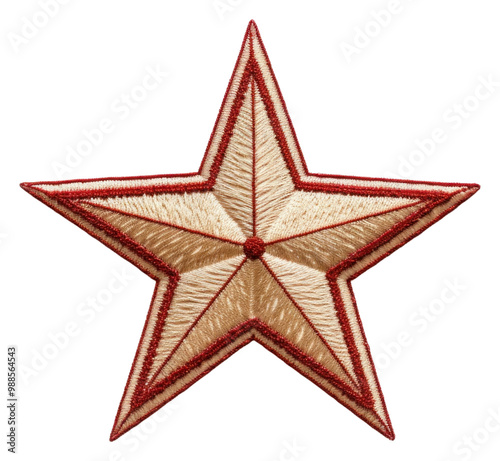 PNG  Star in embroidery style creativity echinoderm starfish. photo