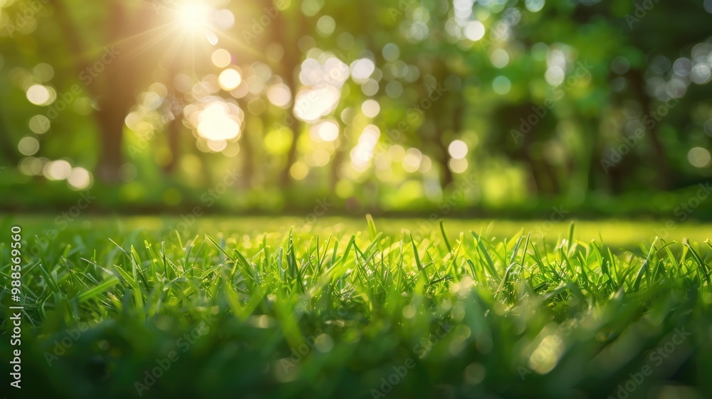 Blurred Park. Sunny Beautiful Park Background with Out-of-Focus Grassy Field Blurred Park. Sunny Beautiful Park Background with Out-of-Focus Grassy Field