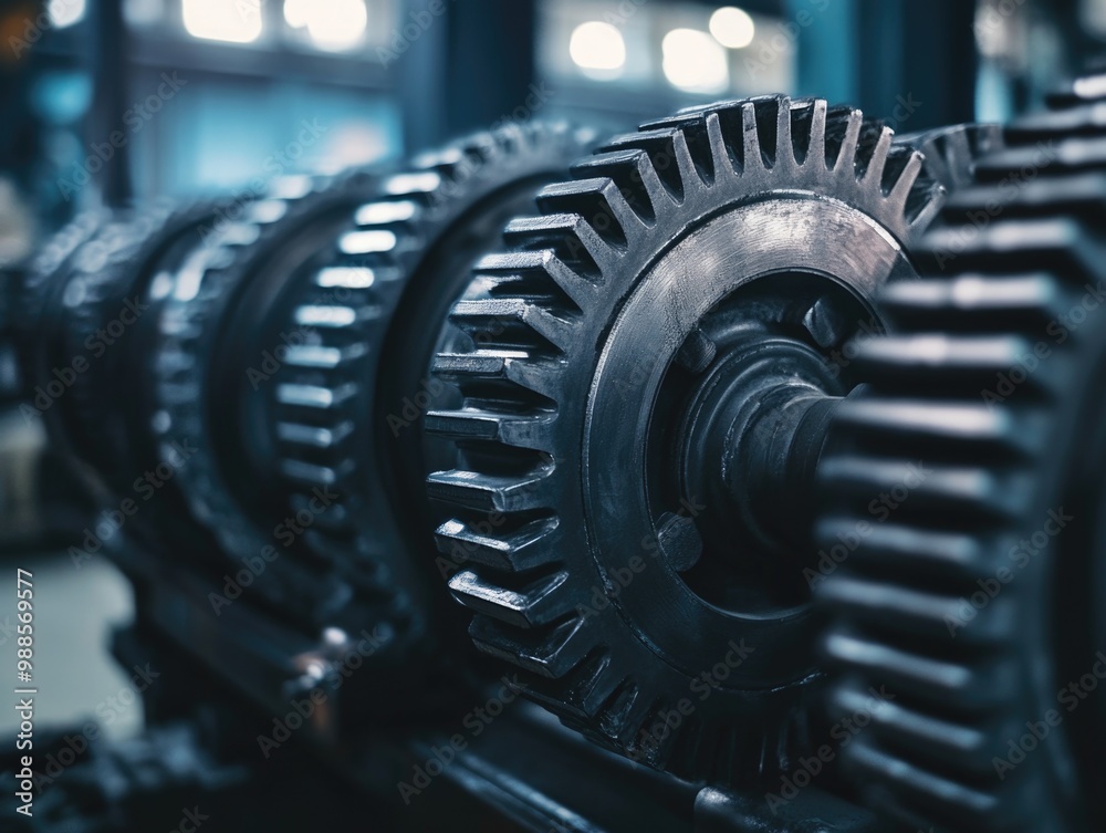 Fototapeta premium Machine with Gears