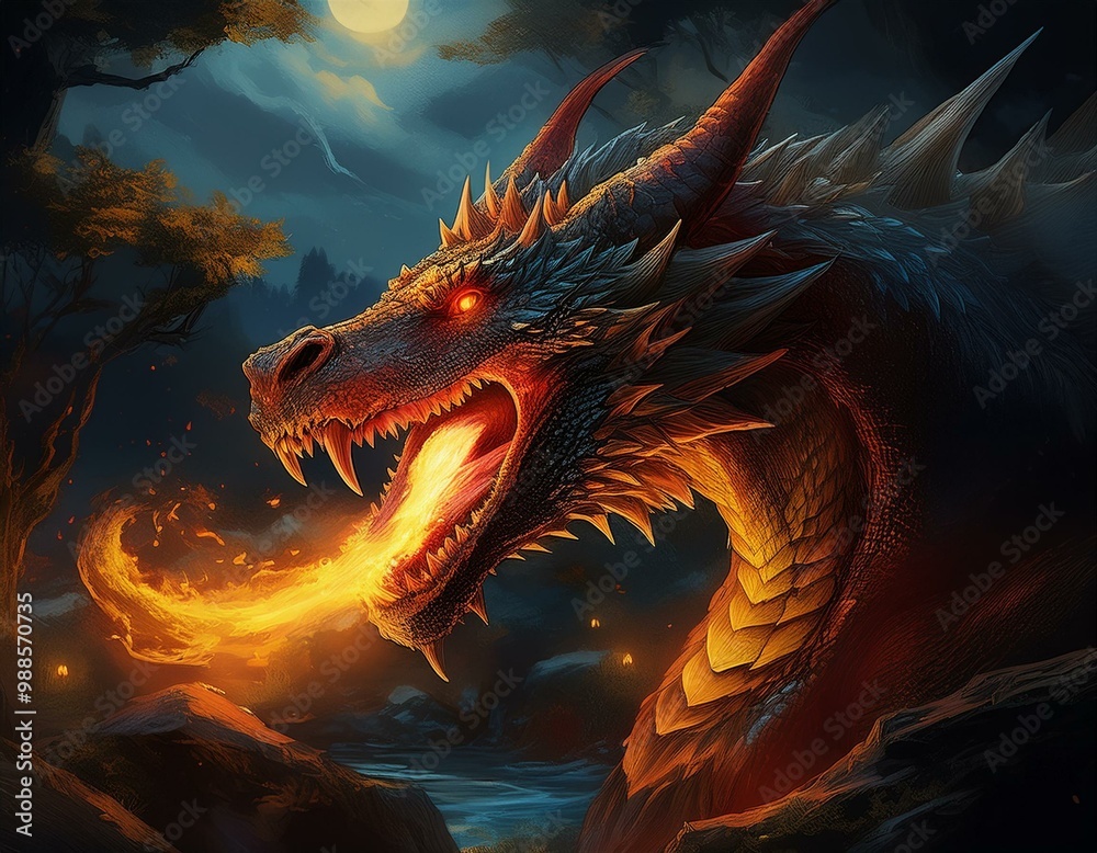 head of dragon head of dragon