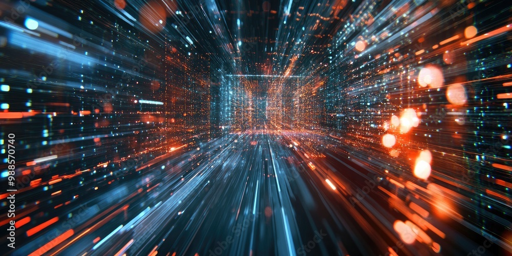 Fototapeta premium Digital transformation conceptual