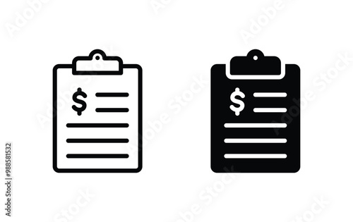 financial report icon