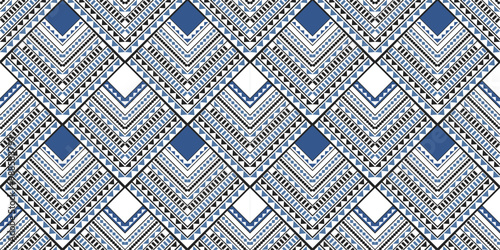Ethnic geometric pattern, seamless pattern of the Navajo tribe. Native American ethnic. Seamless vector pattern ethnic, seamless Mexican rug, woven carpet. Folk embroidery, Bohemian, Aztec style.	