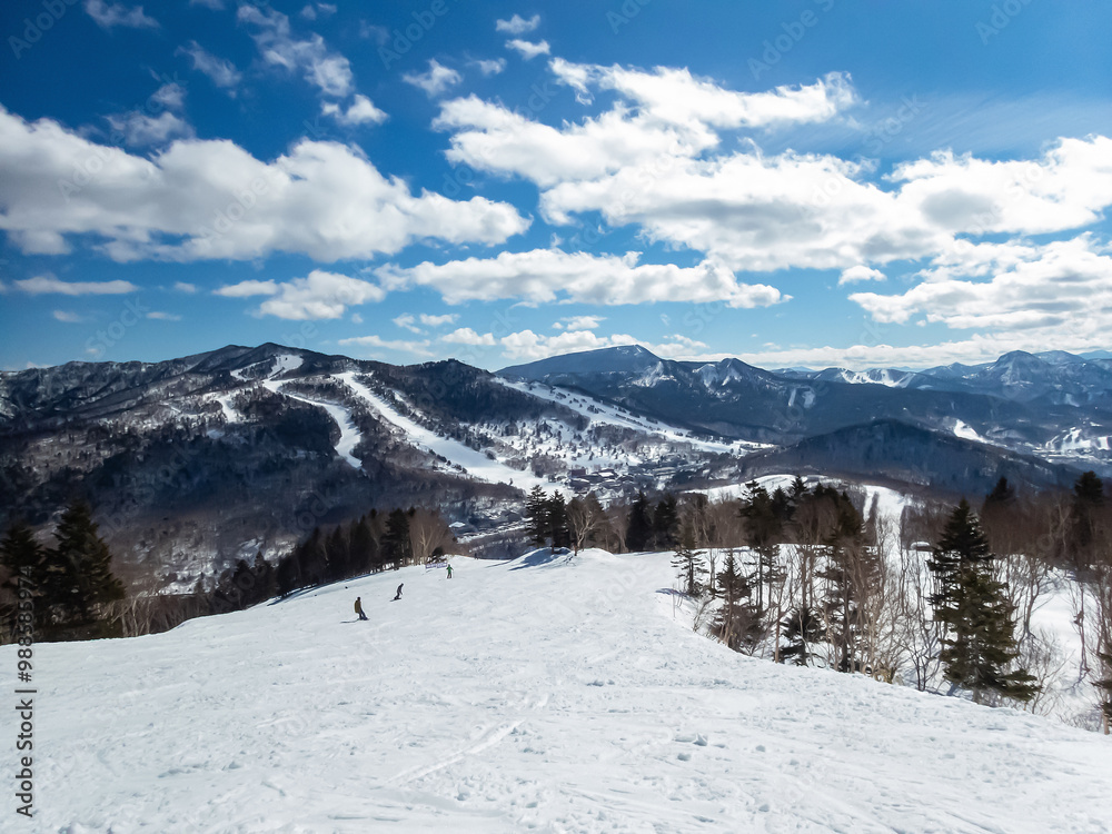 Fototapeta premium 志賀高原スキー場