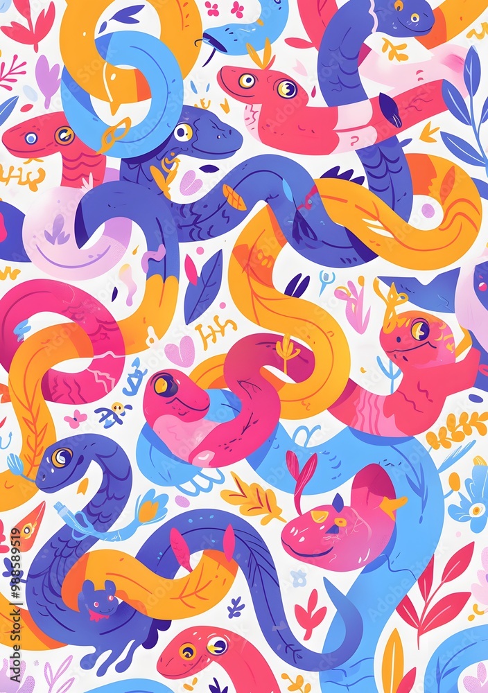 seamless pattern with birds and flowers seamless pattern with birds and flowers