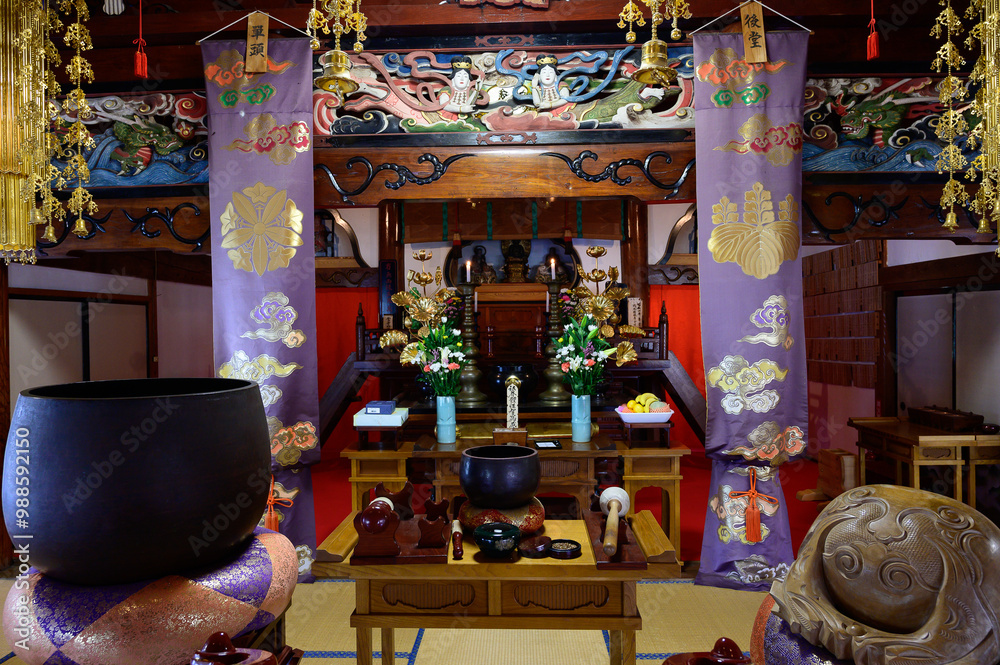 Fototapeta premium 寺院の中