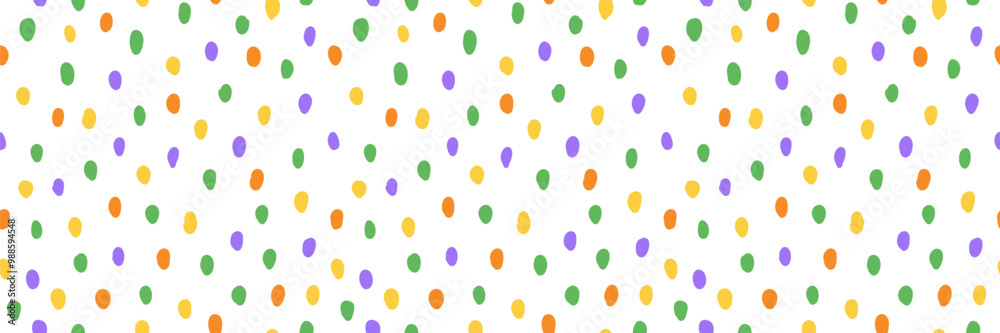 Colorful seamless pattern of hand drawn, simple and freehand spots and circles, vector background wallpaper print Colorful seamless pattern of hand drawn, simple and freehand spots and circles, vector background wallpaper print