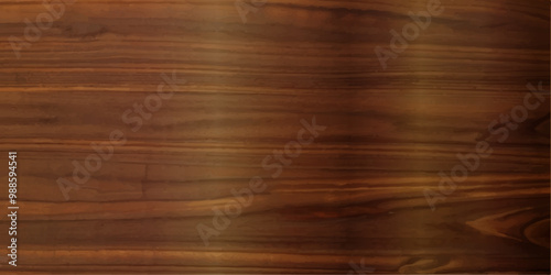 A close up of high gloss lacquered wood paneling with a deep rich brown color the reflective surf.deep  brow wood planks with natural texture, wooden retro background, light wooden background, table 
