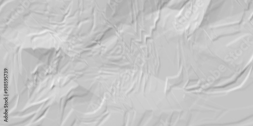 White crumpled paper texture . White wrinkled paper texture. White paper texture . White crumpled and top view textures can be used for background of text or any contents .