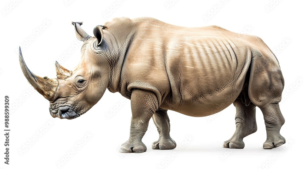 An isolated animal image on a pure white background. The animal has distinct features and a unique charm. Its pose and expression capture attention. The white background makes the animal stand out cle An isolated animal image on a pure white background. The animal has distinct features and a unique charm. Its pose and expression capture attention. The white background makes the animal stand out cle