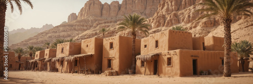 Traditional Arabian village in saudi arabia3