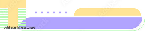 Pastel Memphis Style Lower Third. A-Z Typography design.