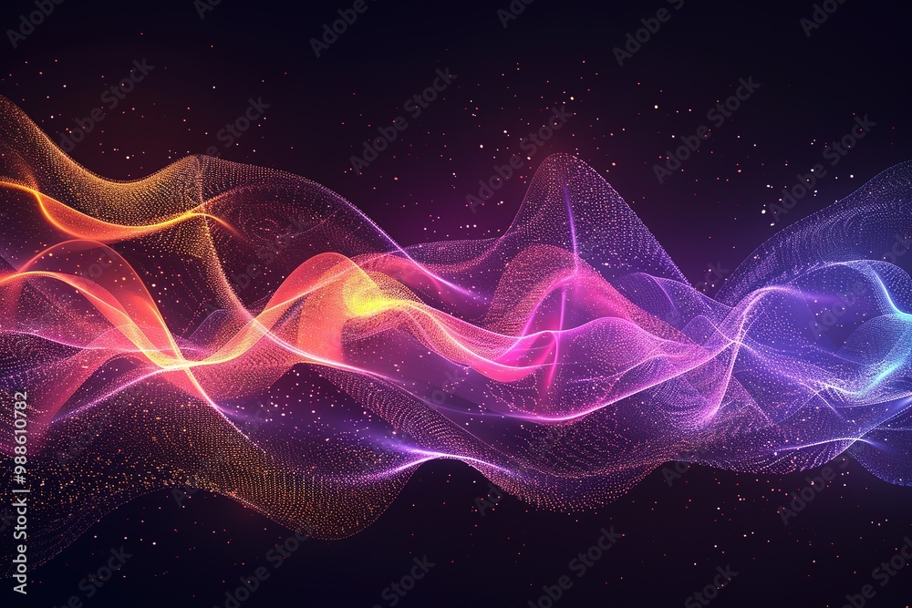 sound wave vector background