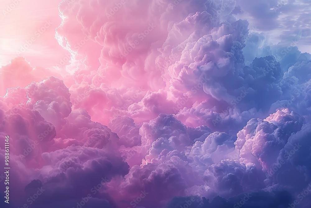 Fototapeta premium Pastel Clouds Background,Pastel Background, Clouds Background