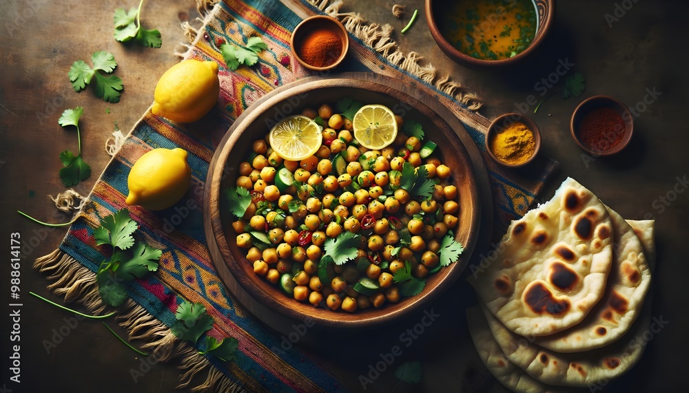 Shor Nakhood Afghan Chickpea Salad with Lemon and Herbs (Afghan Cuisine) Shor Nakhood Afghan Chickpea Salad with Lemon and Herbs (Afghan Cuisine)