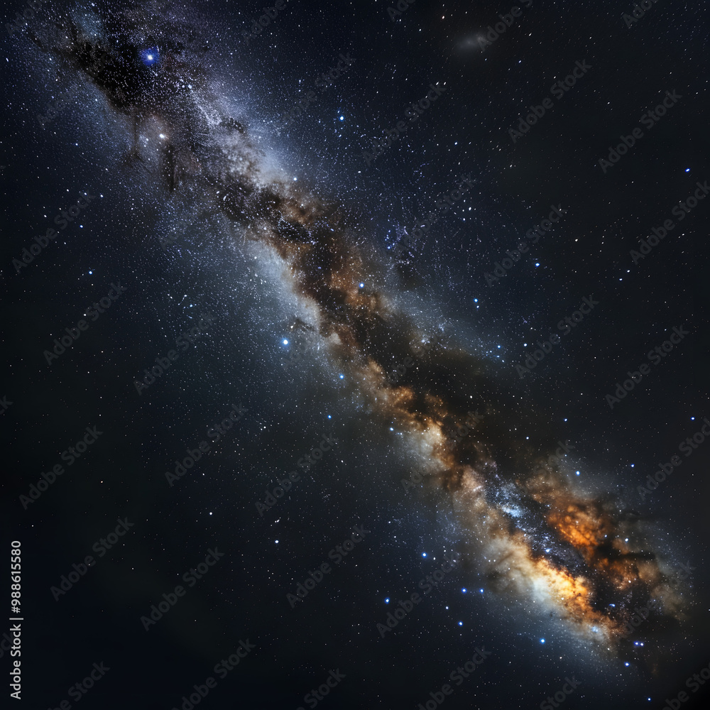 Obraz premium background with stars, space galaxy background, background with space, galaxy in the space with stars