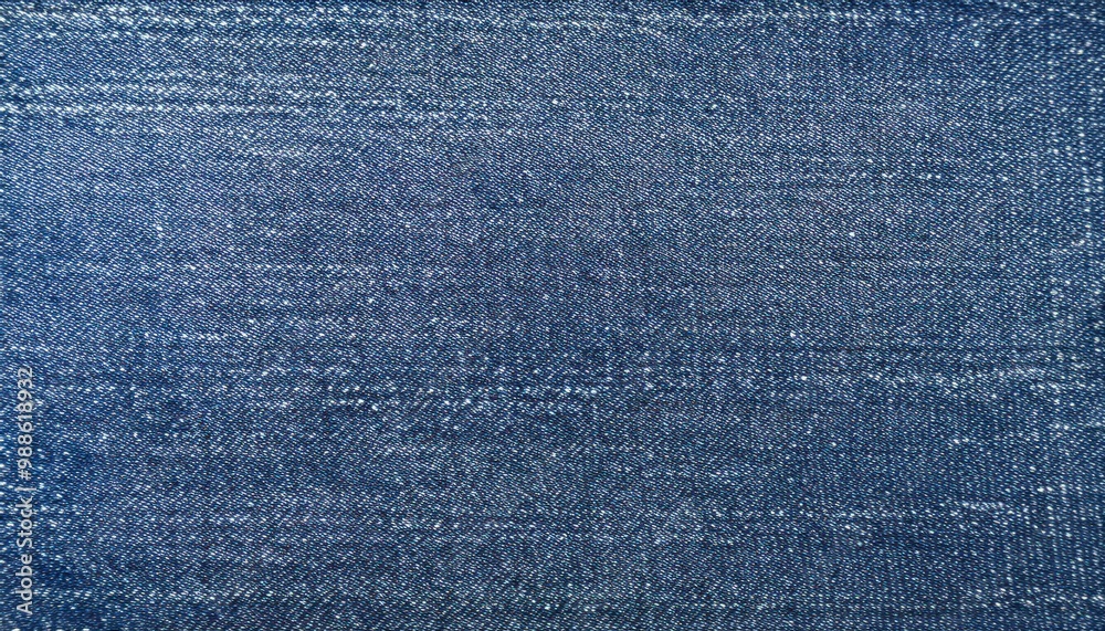 Close-Up Texture of Woven Blue Denim Fabric with a Slight Fade, Highlighting Fine Thread Details and Subtle Variations in Color Across the Surface Close-Up Texture of Woven Blue Denim Fabric with a Slight Fade, Highlighting Fine Thread Details and Subtle Variations in Color Across the Surface