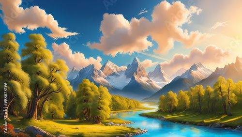 Beautiful Place Background