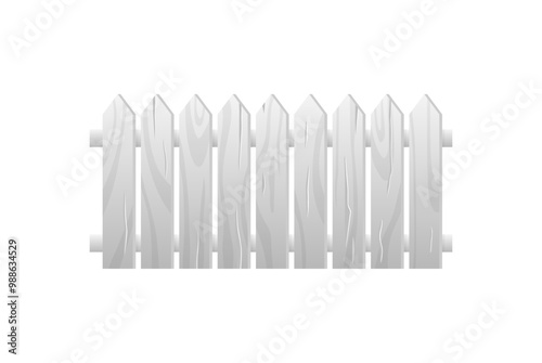 Durable grey fencing.