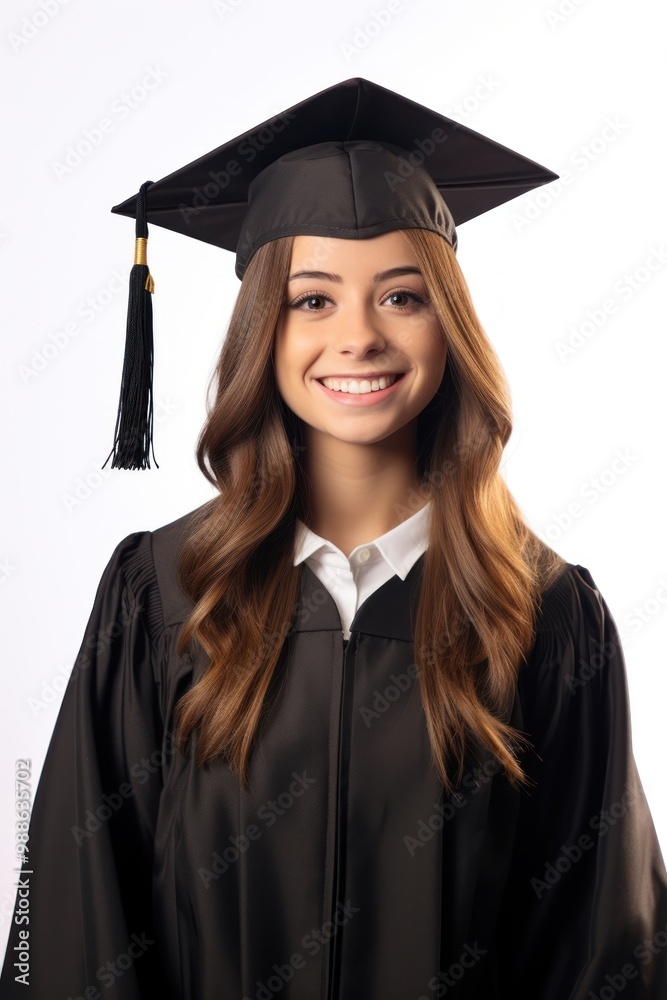 Girl graduation clothing apparel student. Girl graduation clothing apparel student.