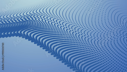 Wallpaper Mural Baby blue abstract background with halftone for backdrop or presentation Torontodigital.ca