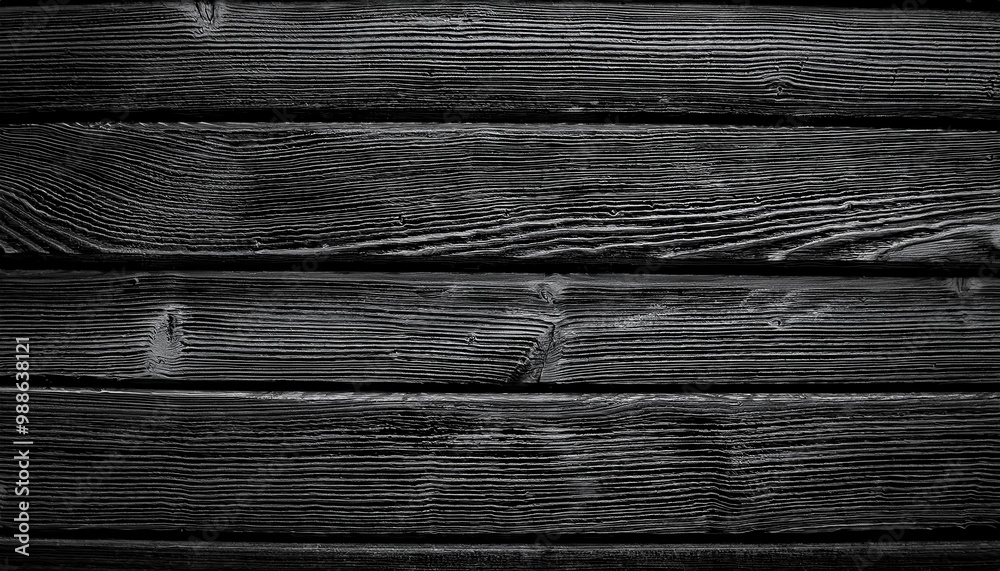 Close-up of Charred Black Wooden Planks with Prominent Natural Wood Grain Texture, Showcasing the Traditional Japanese Shou Sugi Ban Technique for Preserving Wood with Burnt, Richly Textured Surface Close-up of Charred Black Wooden Planks with Prominent Natural Wood Grain Texture, Showcasing the Traditional Japanese Shou Sugi Ban Technique for Preserving Wood with Burnt, Richly Textured Surface