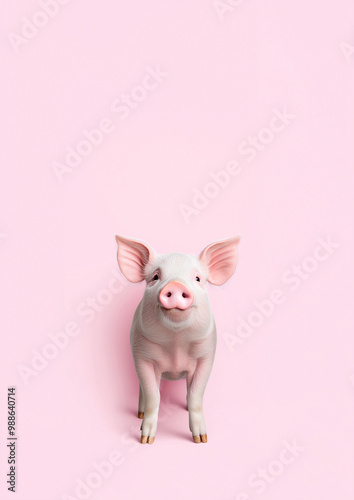 Pig pink wallpaper