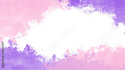 Abstract pink watercolor background.Hand painted watercolor. vector