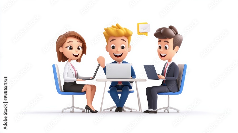 Successful business team having a collaborative meeting in the office Successful business team having a collaborative meeting in the office