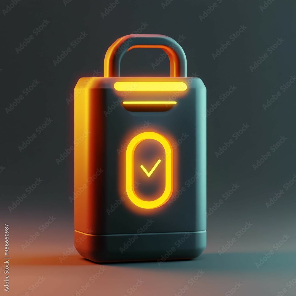 3D Battery Icon: Power Source Symbol Illustration Logo 3D Battery Icon: Power Source Symbol Illustration Logo