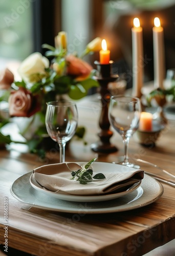 beautiful table setting with dishes to meet the guests of what celebration