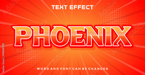 Phoenix editable text effect