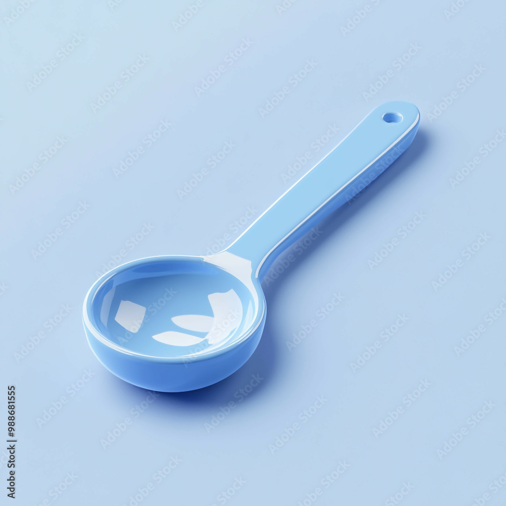 3D Measuring Spoon Icon: Precise Volume Measurement Illustration Logo 3D Measuring Spoon Icon: Precise Volume Measurement Illustration Logo