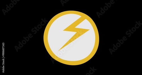 Electric power sign