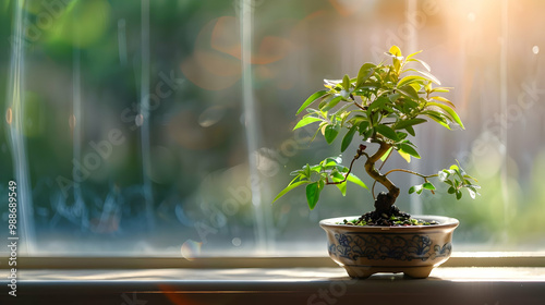 Wallpaper Mural Bonsai Tree in Sunlight A Miniature Garden Torontodigital.ca
