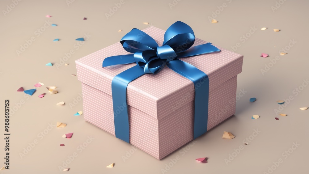 gift box with ribbon and bow gift box with ribbon and bow
