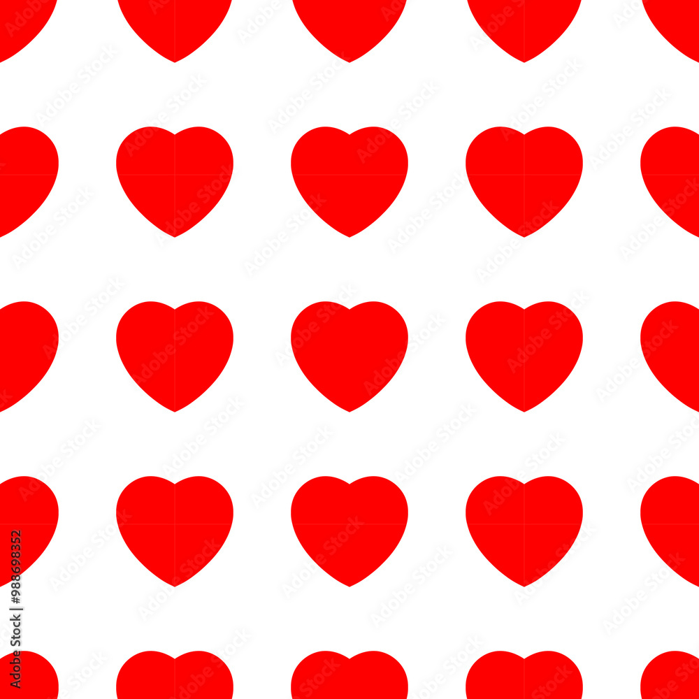 set of red hearts set of red hearts