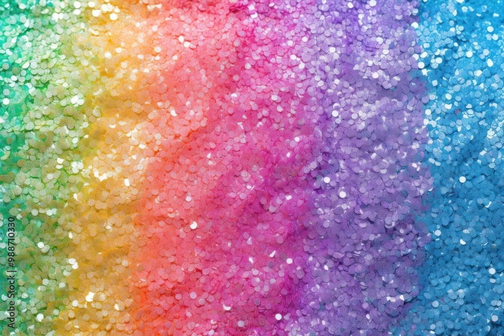 Fototapeta premium Rainbow glitter backgrounds variation.