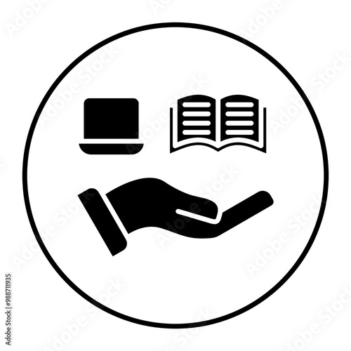 Off the job Training vector icon. Can be used for Business Training iconset.