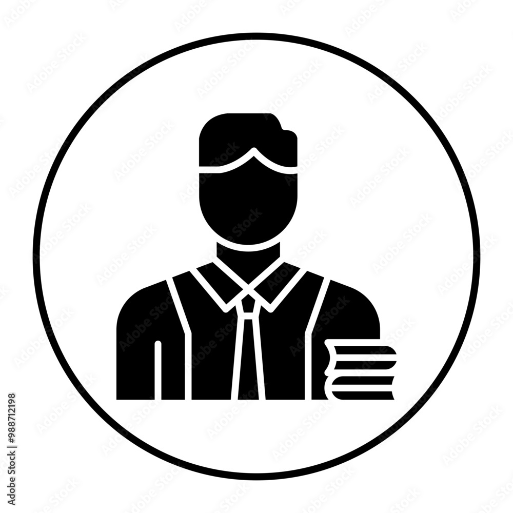 Teacher Male vector icon. Can be used for Business Training iconset. Teacher Male vector icon. Can be used for Business Training iconset.