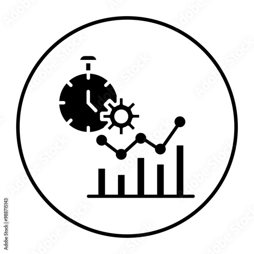 Productivity vector icon. Can be used for Home Based Business iconset.