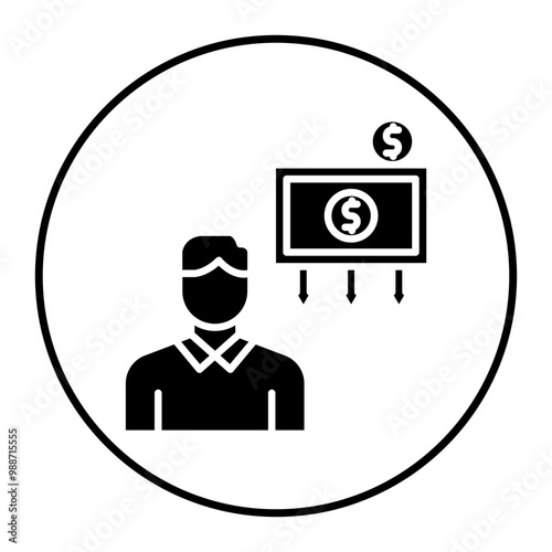 Low Overhead vector icon. Can be used for Home Based Business iconset.