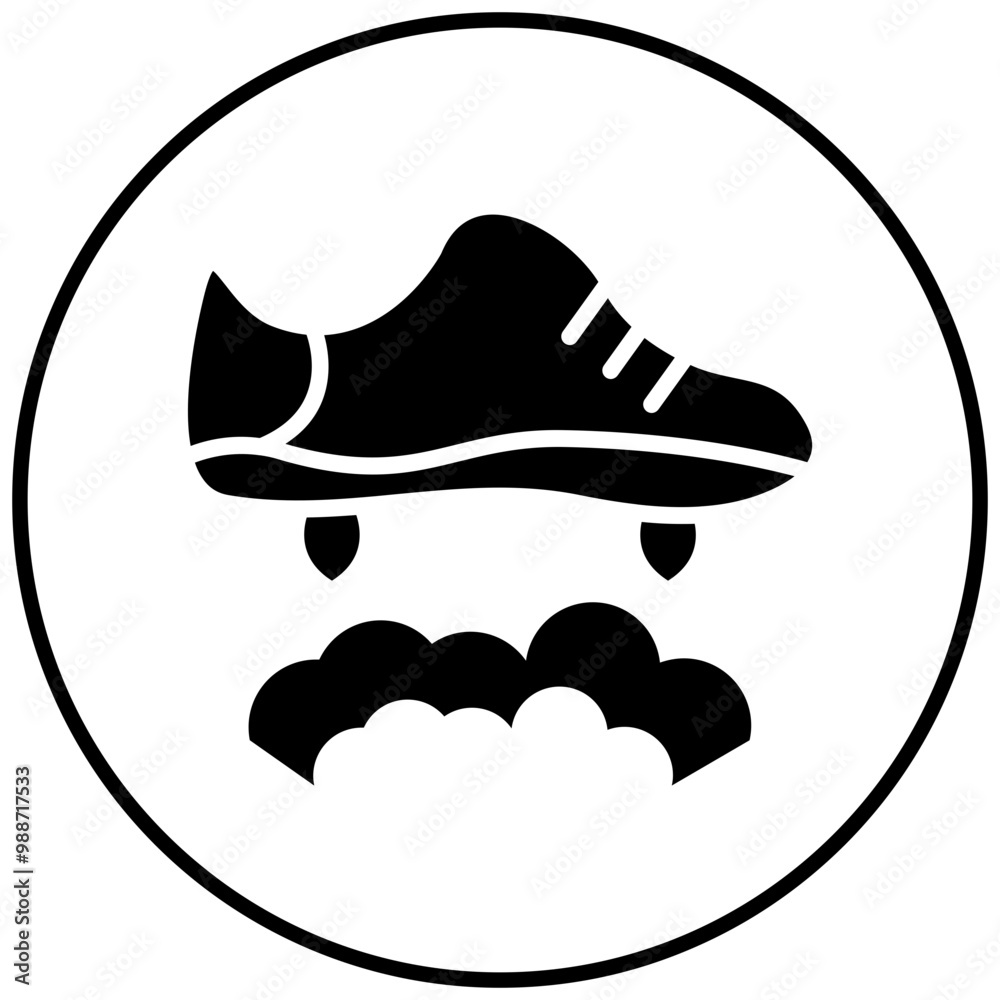 Flying Shoes vector icon. Can be used for Science Fiction iconset. Flying Shoes vector icon. Can be used for Science Fiction iconset.