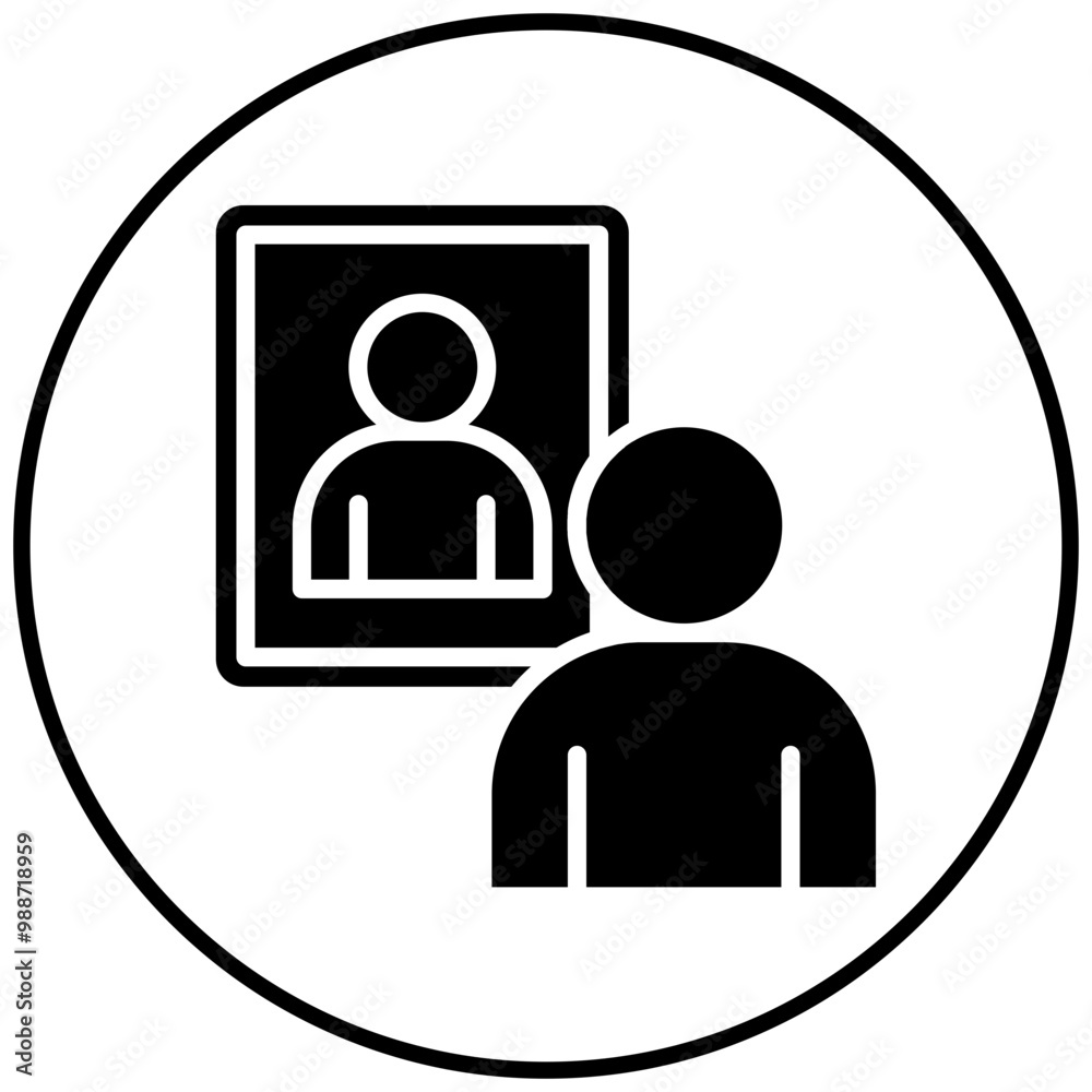 Self Awareness vector icon. Can be used for Personality Traits iconset. Self Awareness vector icon. Can be used for Personality Traits iconset.