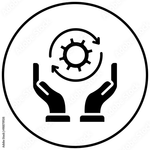 Responsibility vector icon. Can be used for Leadership iconset.