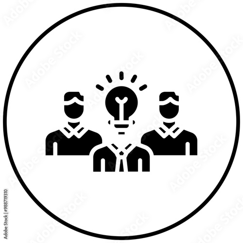 Inspiration vector icon. Can be used for Leadership iconset.