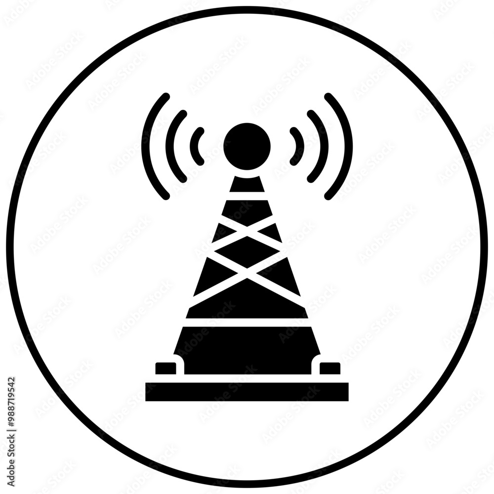 Network Coverage vector icon. Can be used for Networking iconset. Network Coverage vector icon. Can be used for Networking iconset.