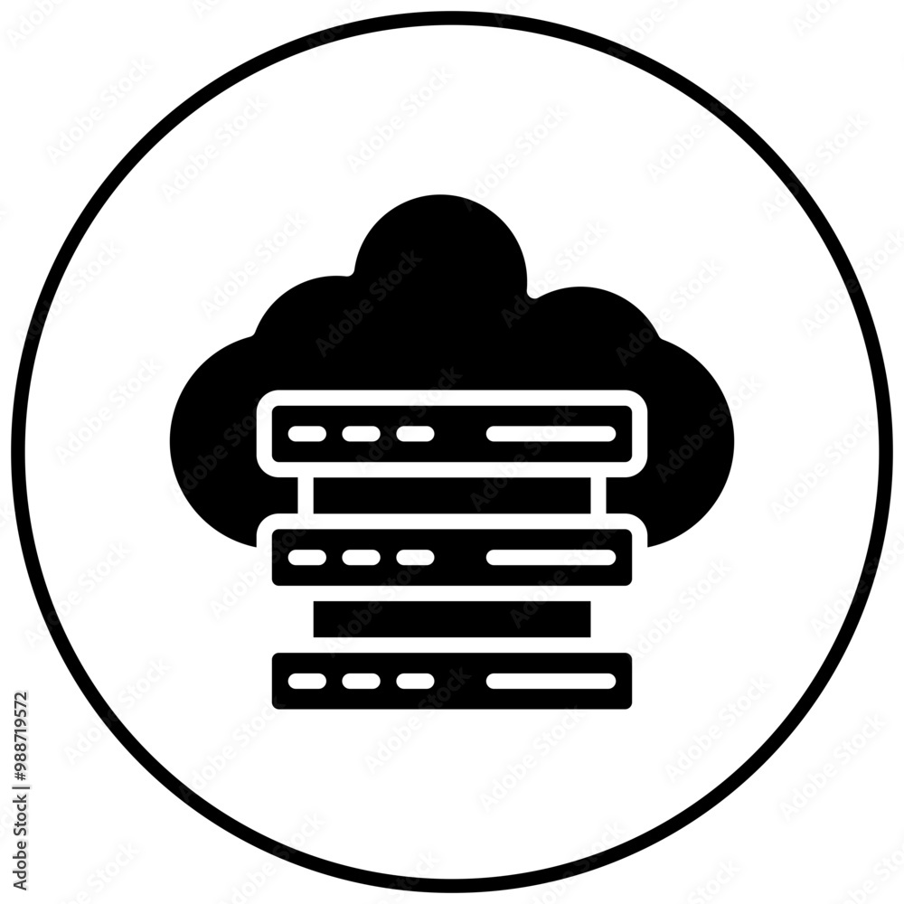 Network Data Storage vector icon. Can be used for Networking iconset. Network Data Storage vector icon. Can be used for Networking iconset.